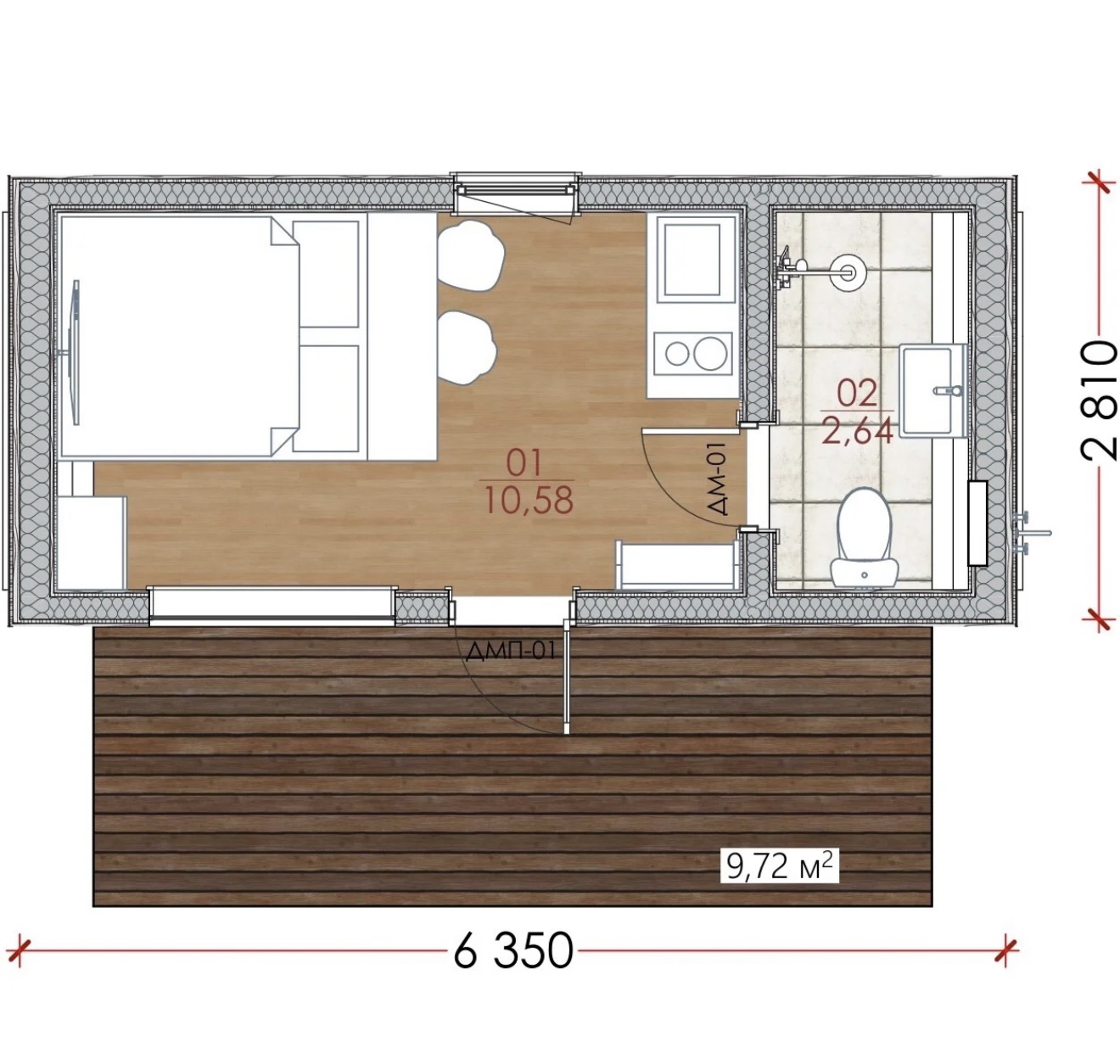 Модульный дом | Kosmos 23-02