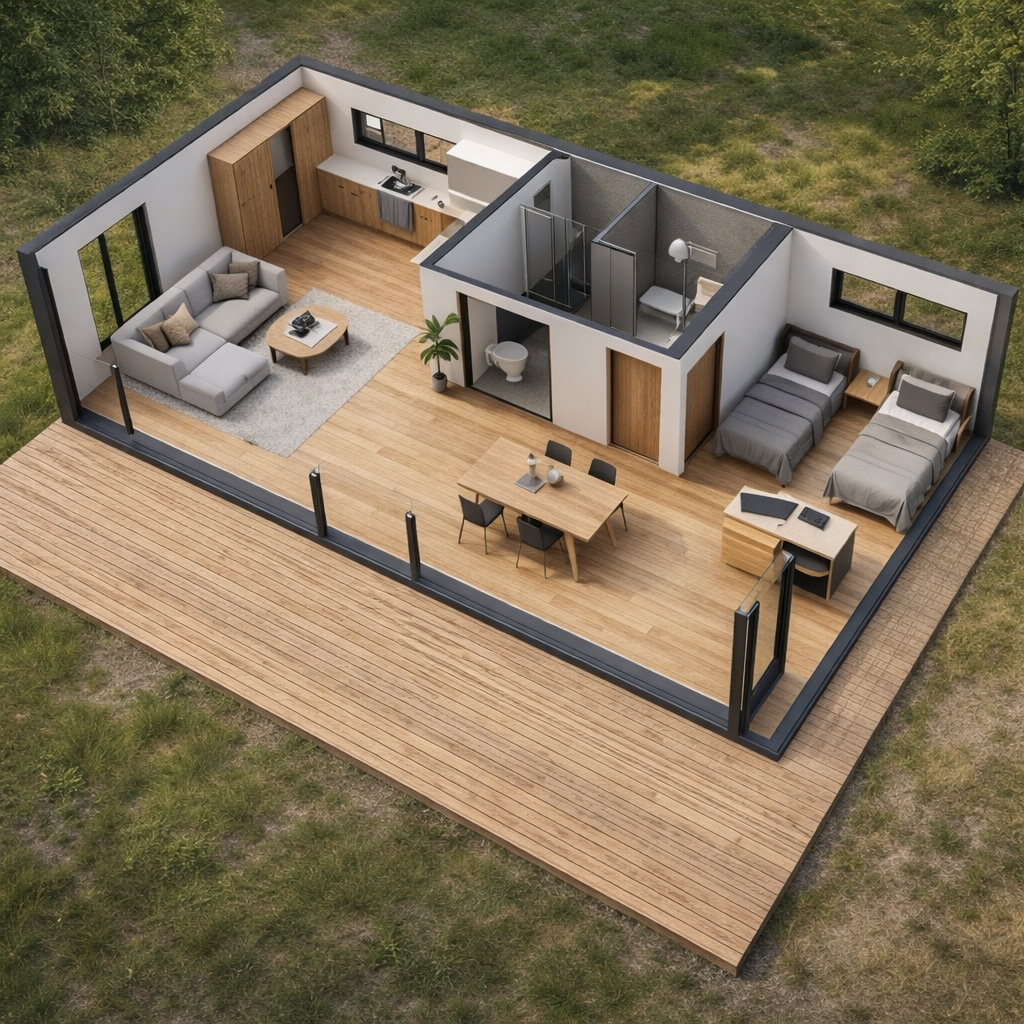 Модульный дом | Kosmos 34-01